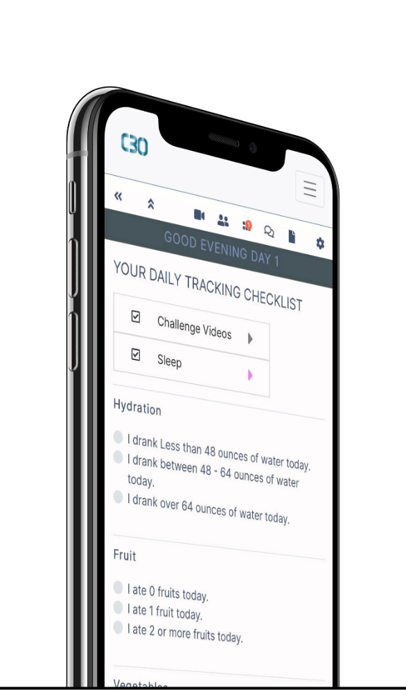 Evening text alert on a phone